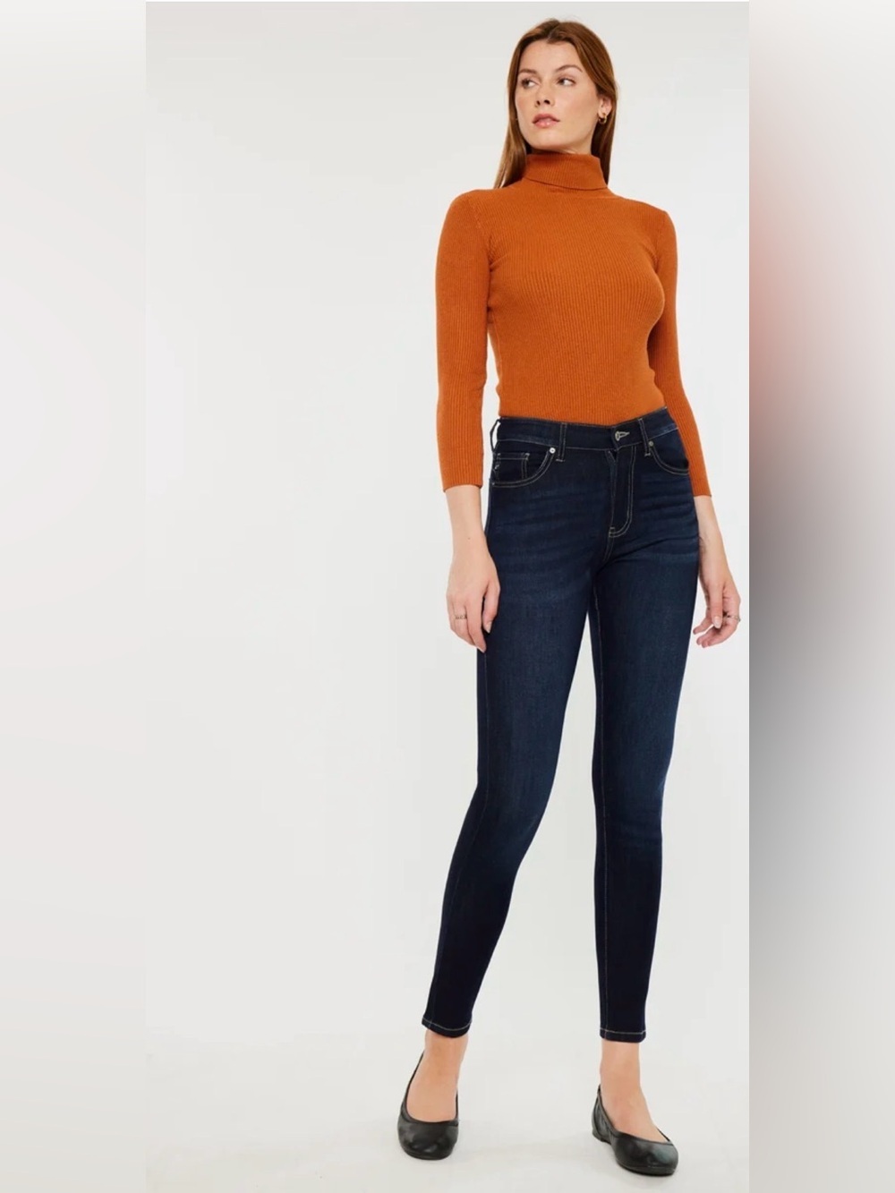 KanCan: Bernie High Rise Super Skinny Dark Wash Blue Jean, Size 28